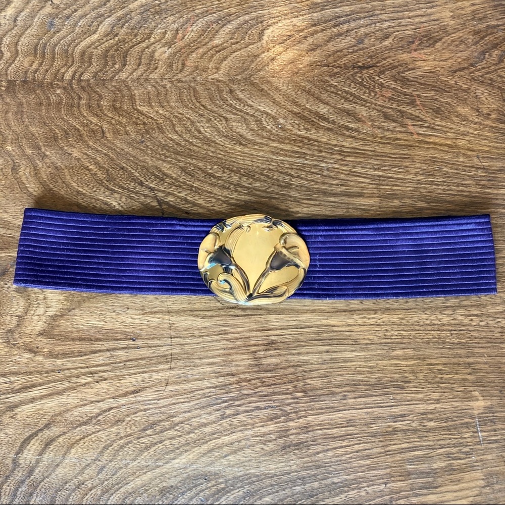 Vintage 80’s Calla Lilly Stretch Belt